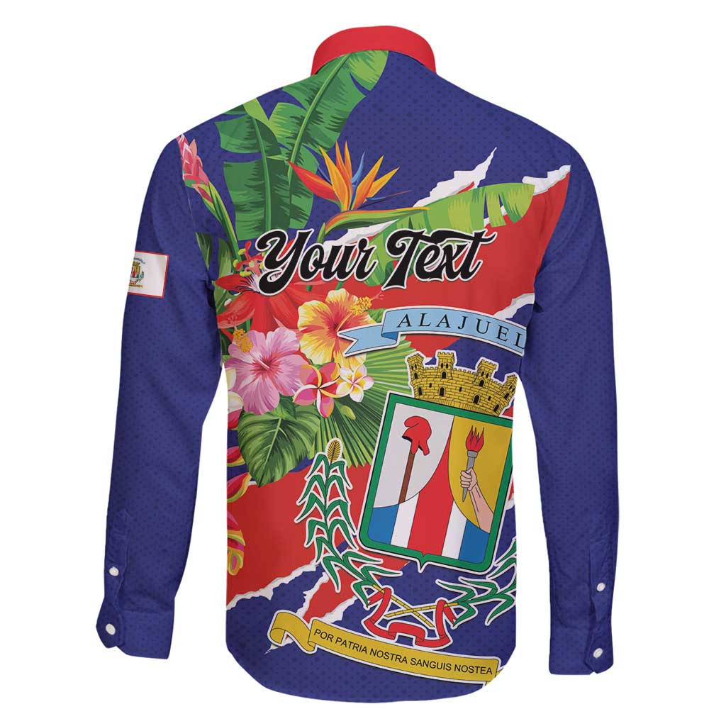 Personalized Costa Rica Alajuela Province Family Matching Summer Maxi Dress and Hawaiian Shirt - Wonder Print Shop