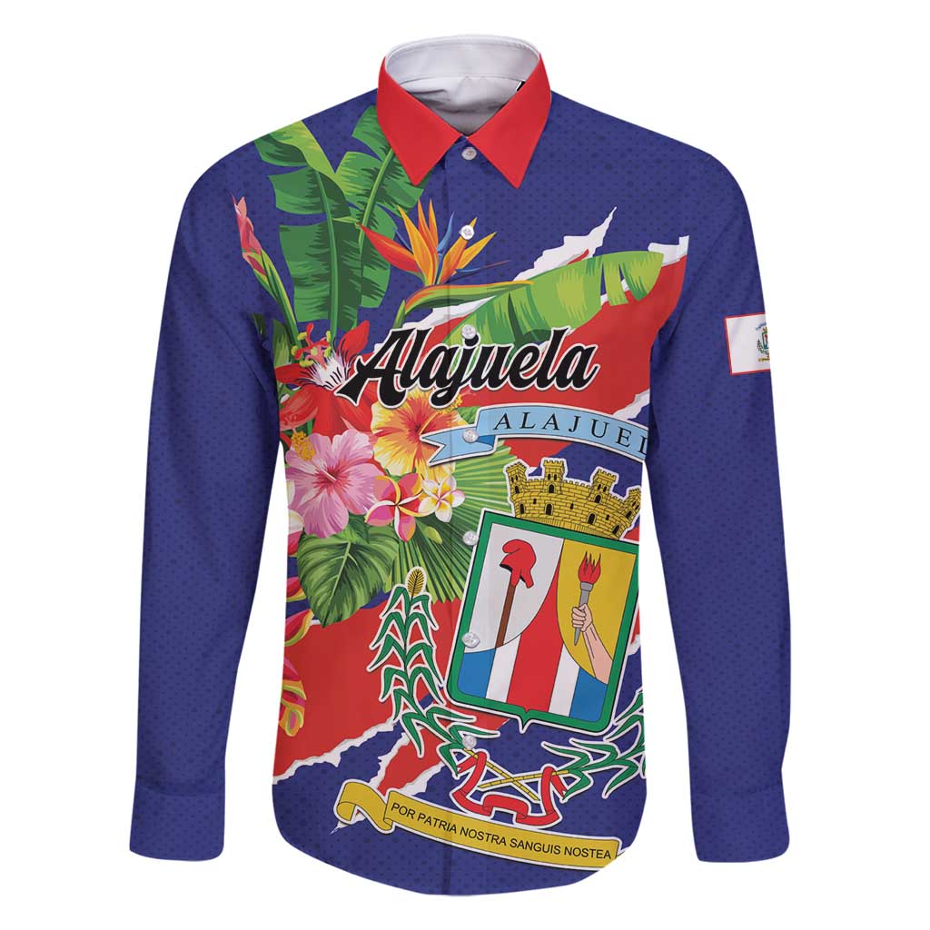 Personalized Costa Rica Alajuela Province Family Matching Tank Maxi Dress and Hawaiian Shirt - Wonder Print Shop
