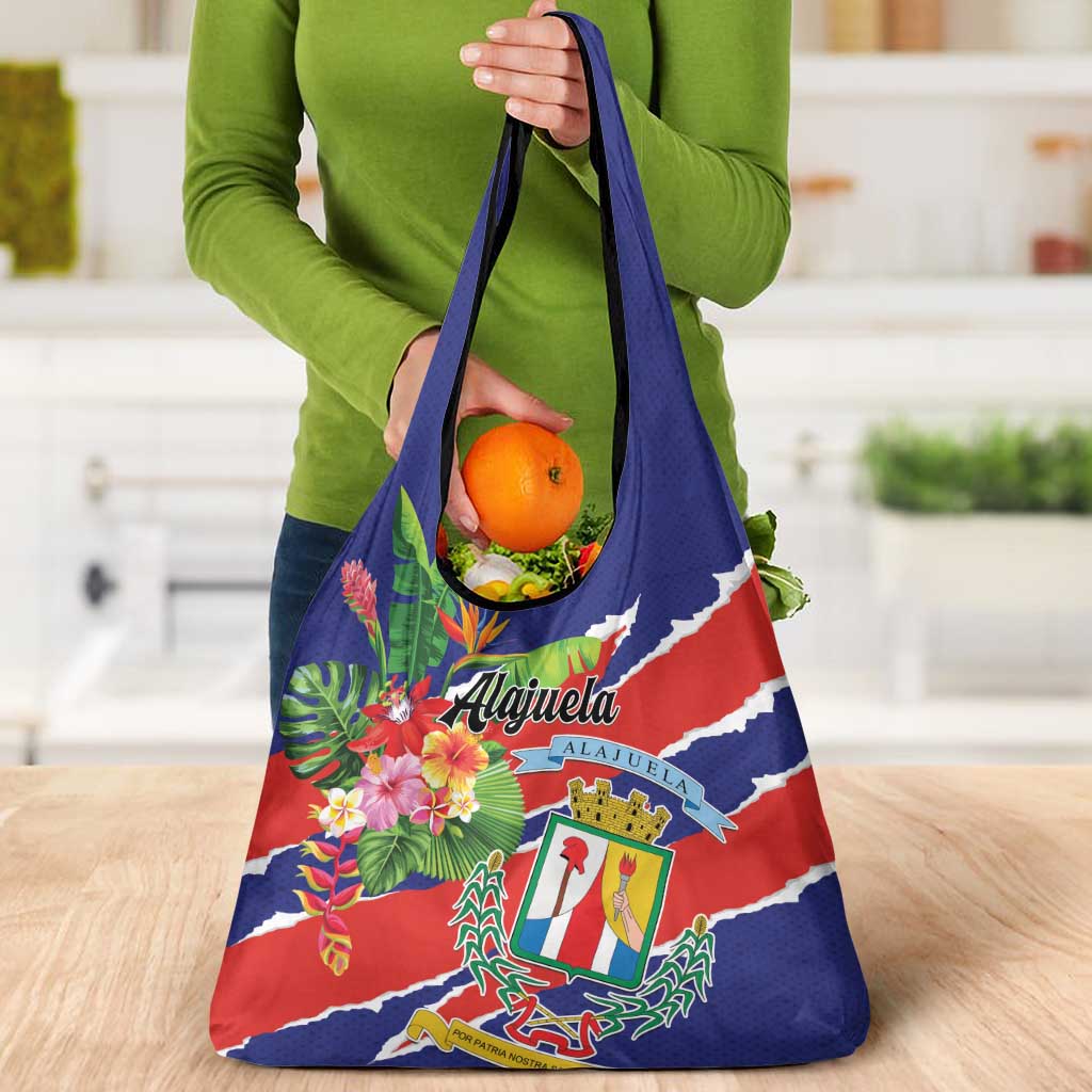 Costa Rica Alajuela Province Grocery Bag - Wonder Print Shop