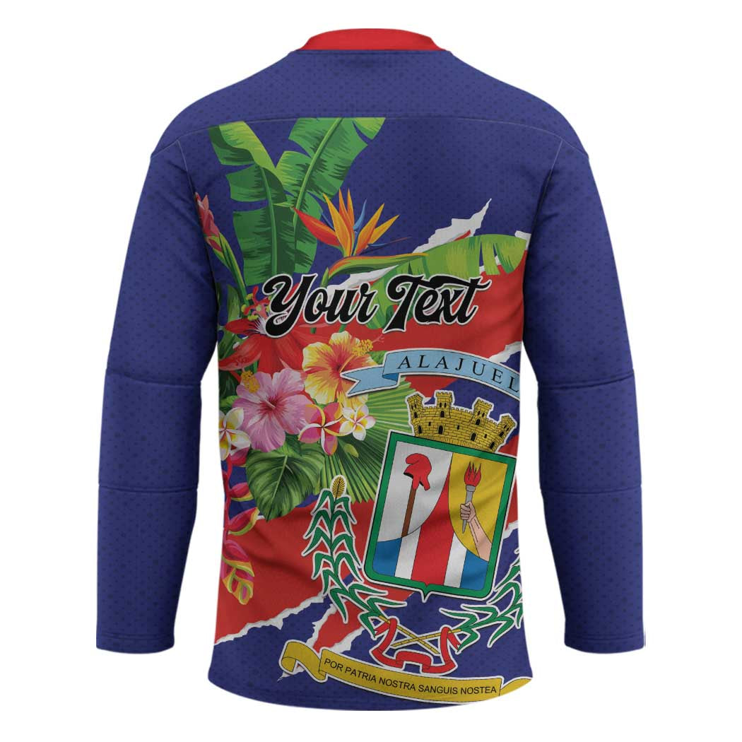 Personalized Costa Rica Alajuela Province Hockey Jersey - Wonder Print Shop