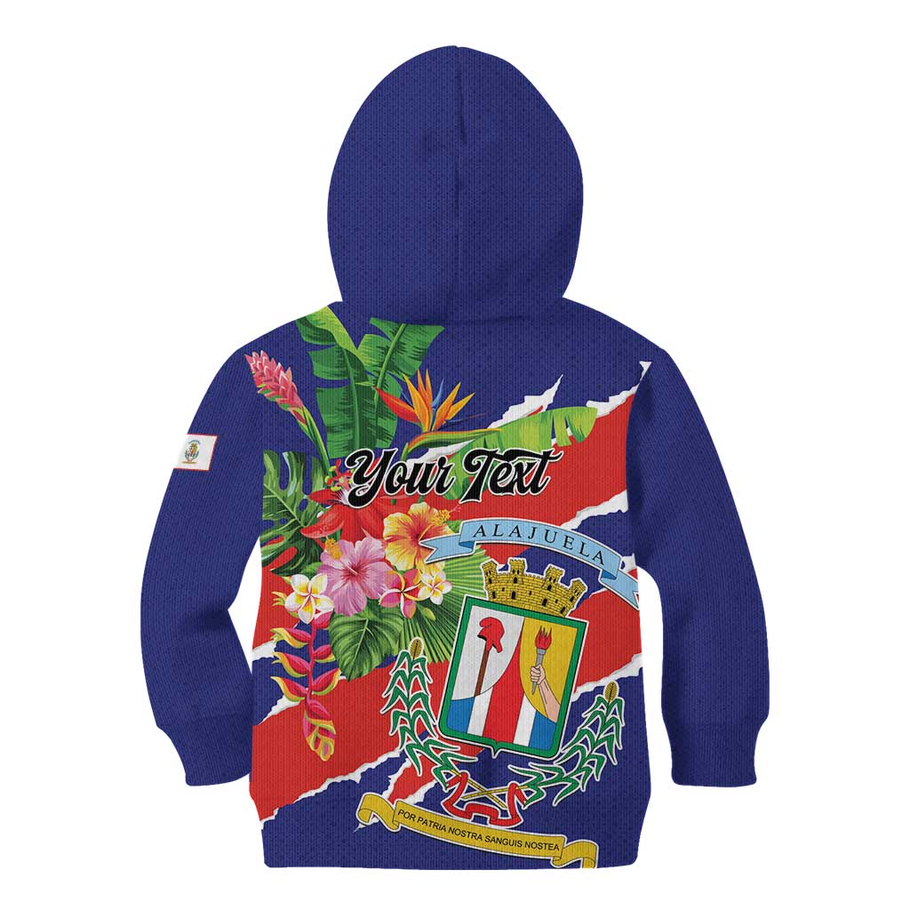 Personalized Costa Rica Alajuela Province Kid Hoodie - Wonder Print Shop