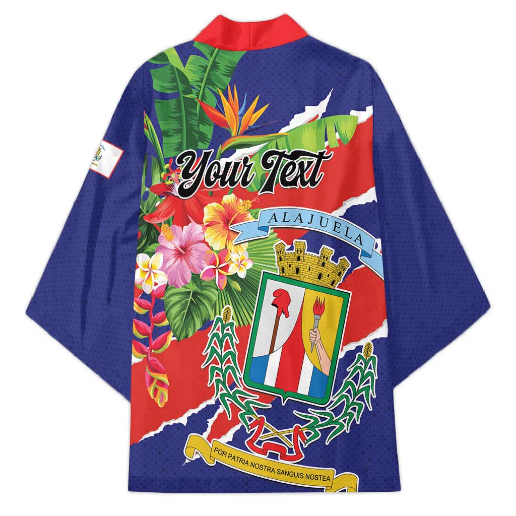 Personalized Costa Rica Alajuela Province Kimono - Wonder Print Shop