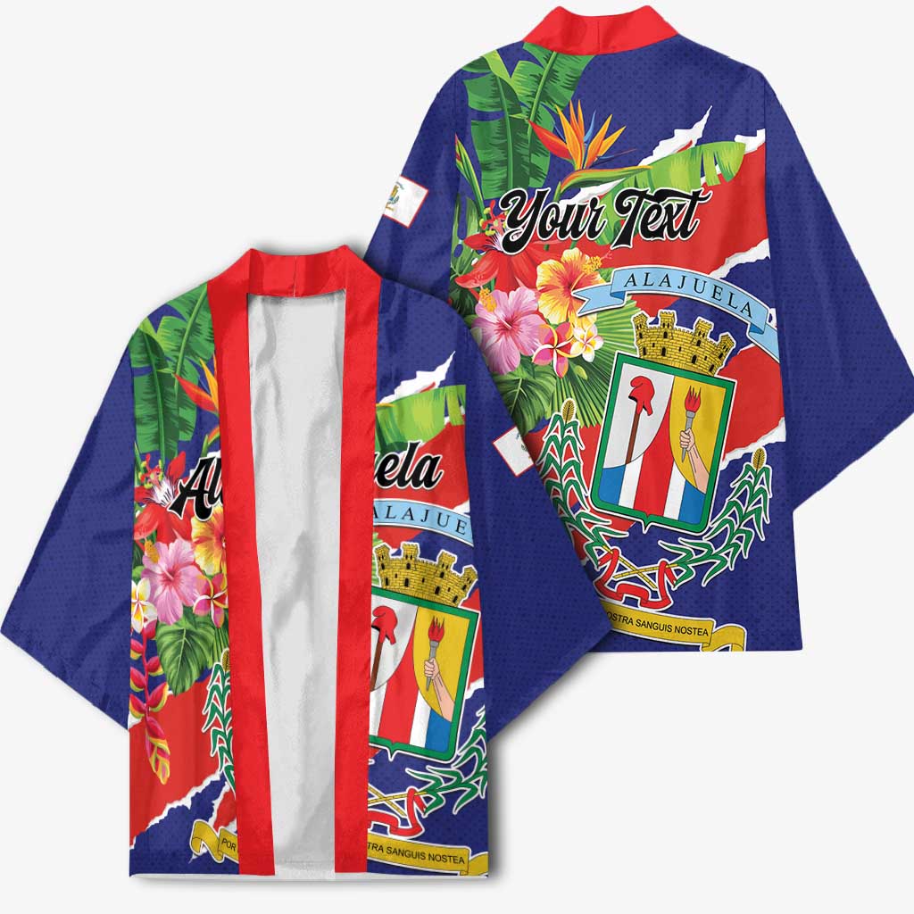 Personalized Costa Rica Alajuela Province Kimono - Wonder Print Shop