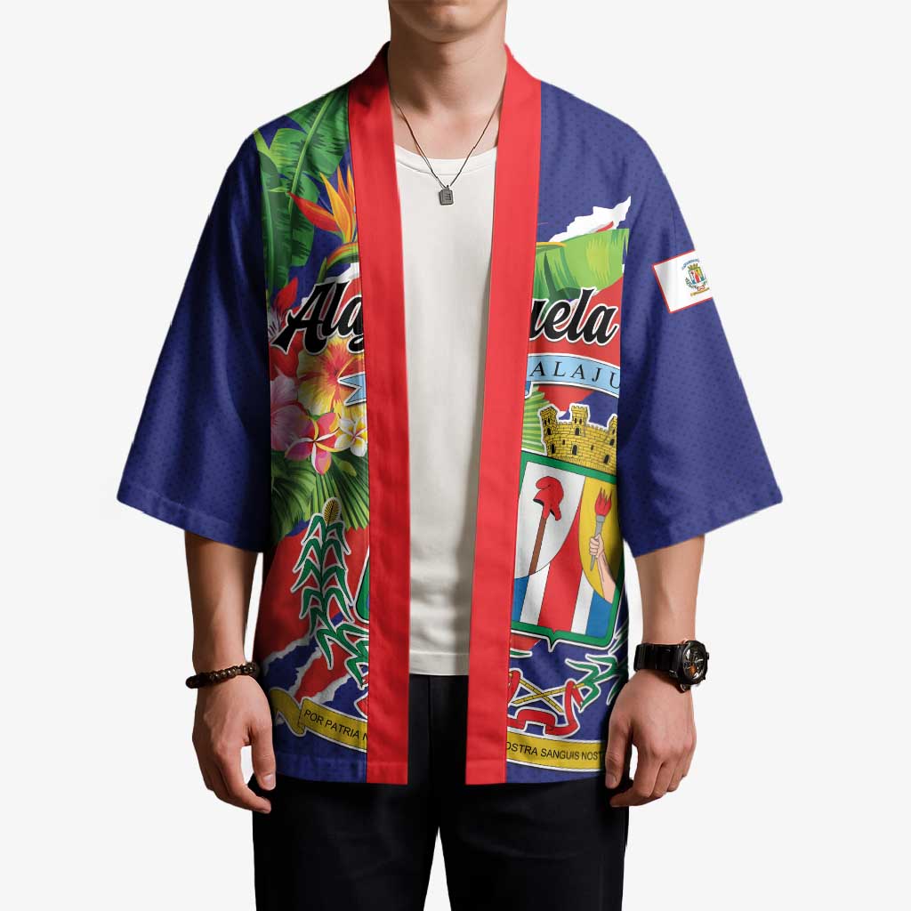 Personalized Costa Rica Alajuela Province Kimono - Wonder Print Shop