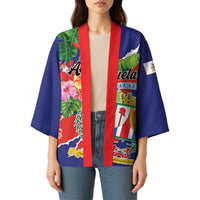Personalized Costa Rica Alajuela Province Kimono - Wonder Print Shop