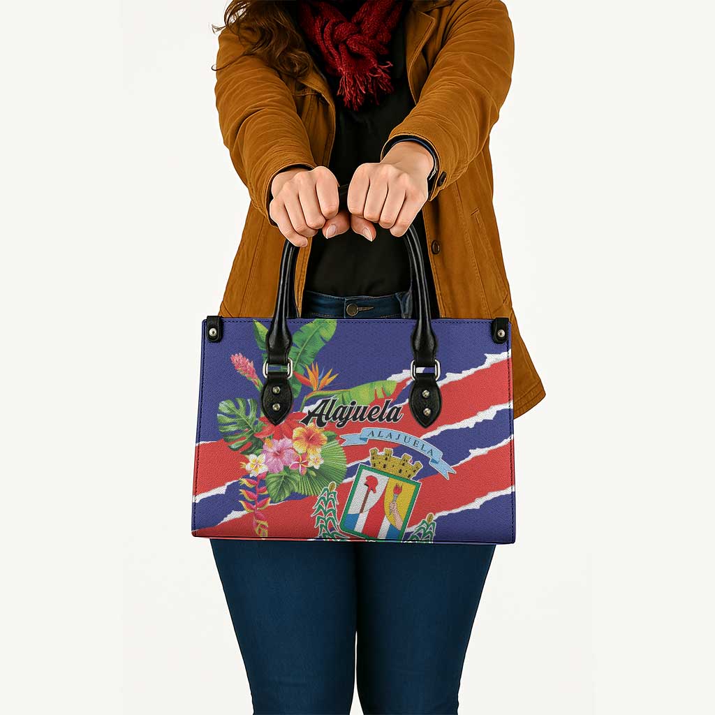 Costa Rica Alajuela Province Leather Bag - Wonder Print Shop