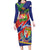 Personalized Costa Rica Alajuela Province Long Sleeve Bodycon Dress - Wonder Print Shop