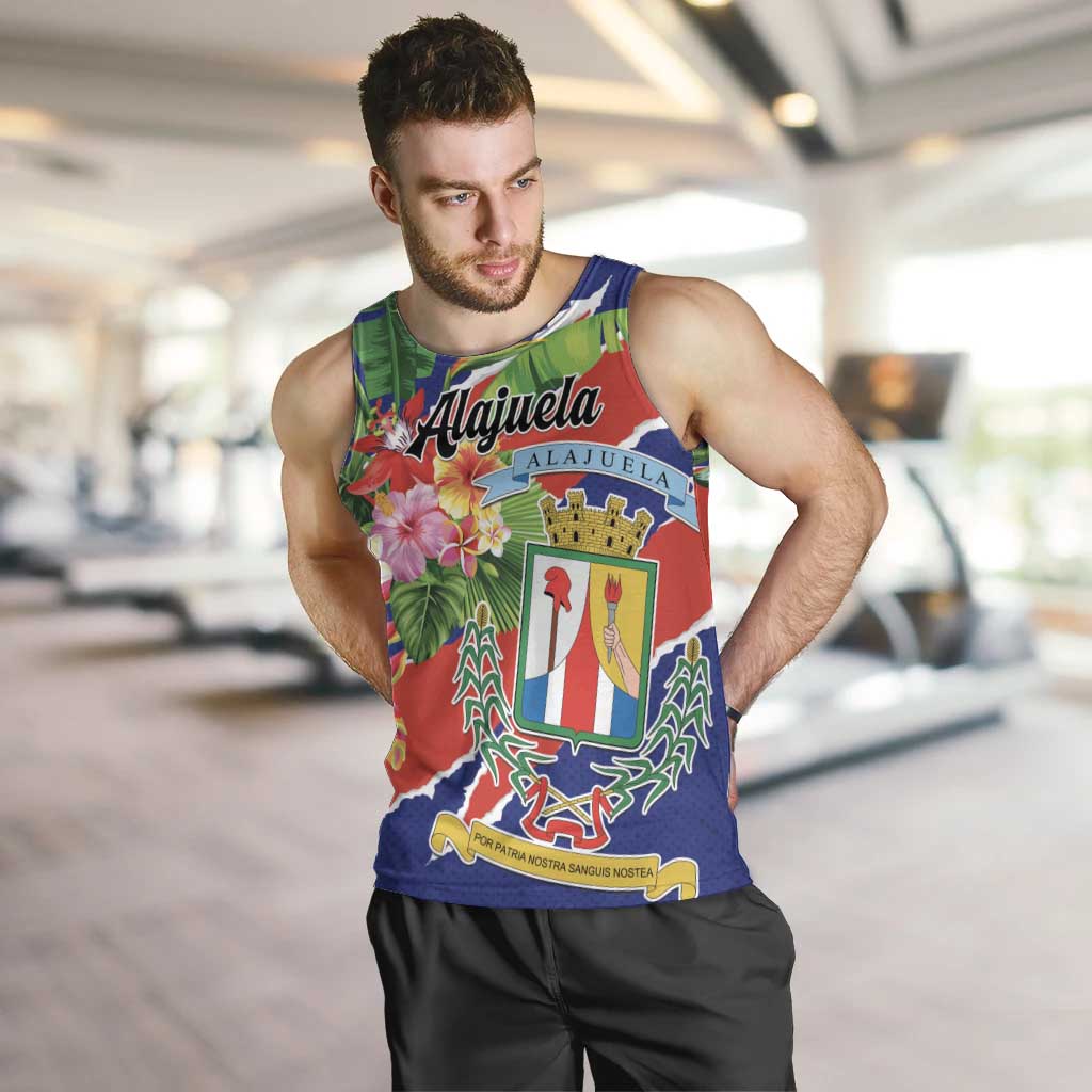 Personalized Costa Rica Alajuela Province Men Tank Top - Wonder Print Shop