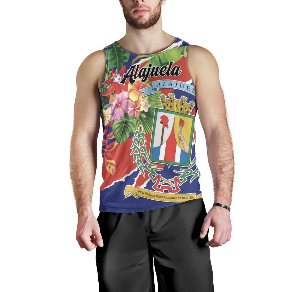 Personalized Costa Rica Alajuela Province Men Tank Top - Wonder Print Shop