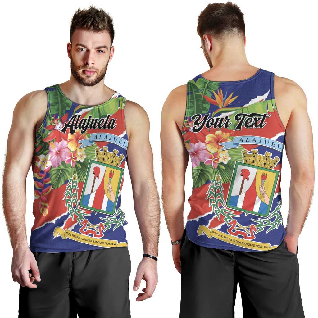 Personalized Costa Rica Alajuela Province Men Tank Top - Wonder Print Shop