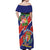 Personalized Costa Rica Alajuela Province Off Shoulder Maxi Dress - Wonder Print Shop