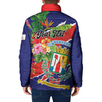Personalized Costa Rica Alajuela Province Padded Jacket - Wonder Print Shop