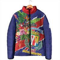 Personalized Costa Rica Alajuela Province Padded Jacket - Wonder Print Shop