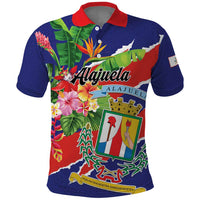 Personalized Costa Rica Alajuela Province Polo Shirt - Wonder Print Shop