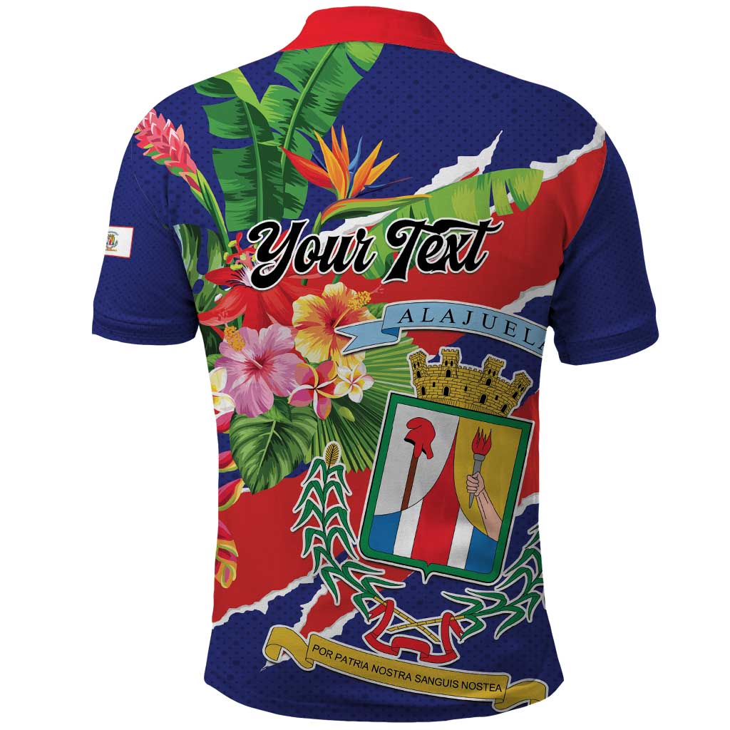 Personalized Costa Rica Alajuela Province Polo Shirt - Wonder Print Shop