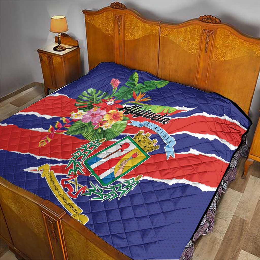 Costa Rica Alajuela Province Quilt - Wonder Print Shop