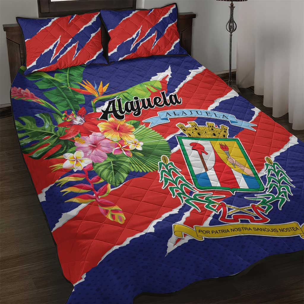 Costa Rica Alajuela Province Quilt Bed Set - Wonder Print Shop
