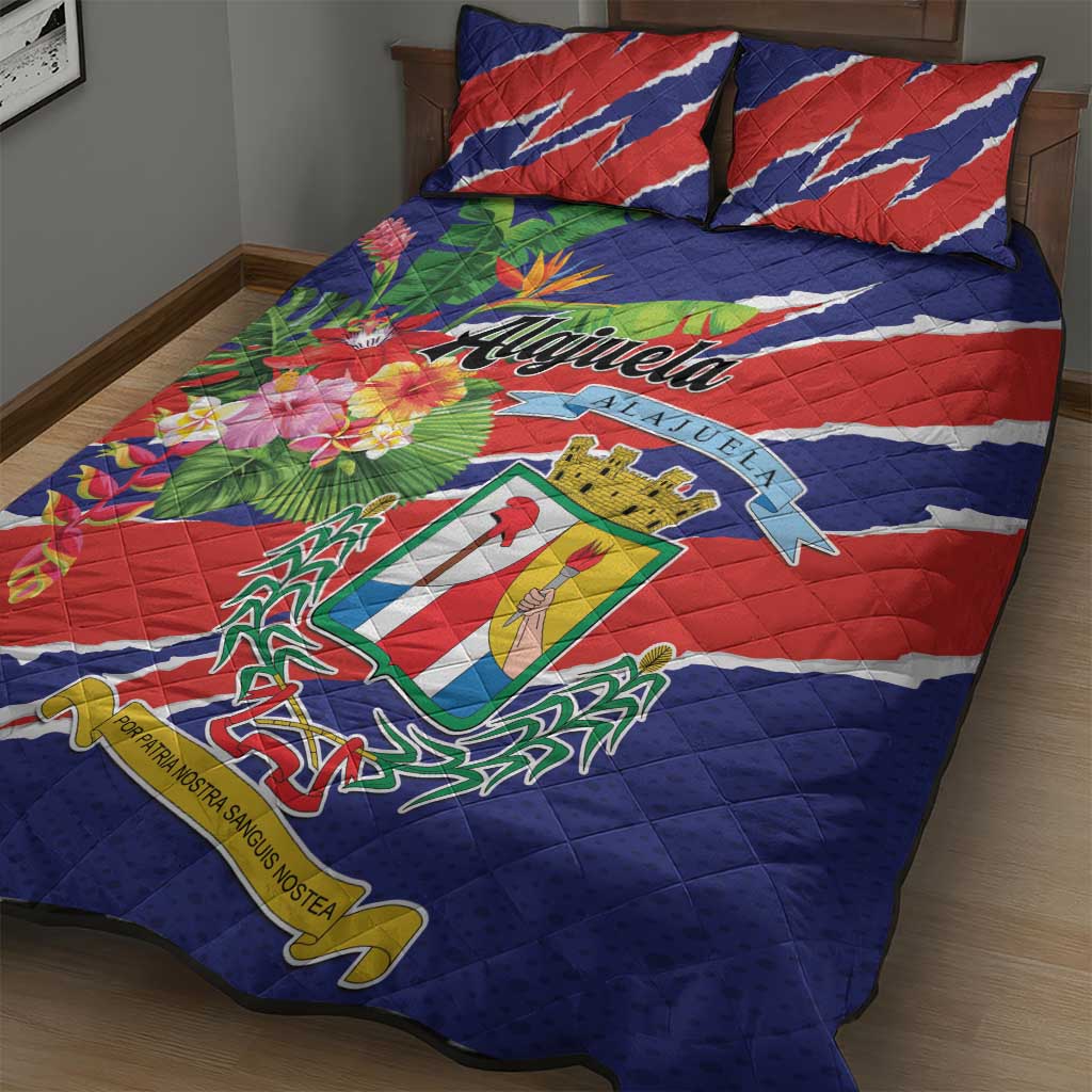 Costa Rica Alajuela Province Quilt Bed Set - Wonder Print Shop
