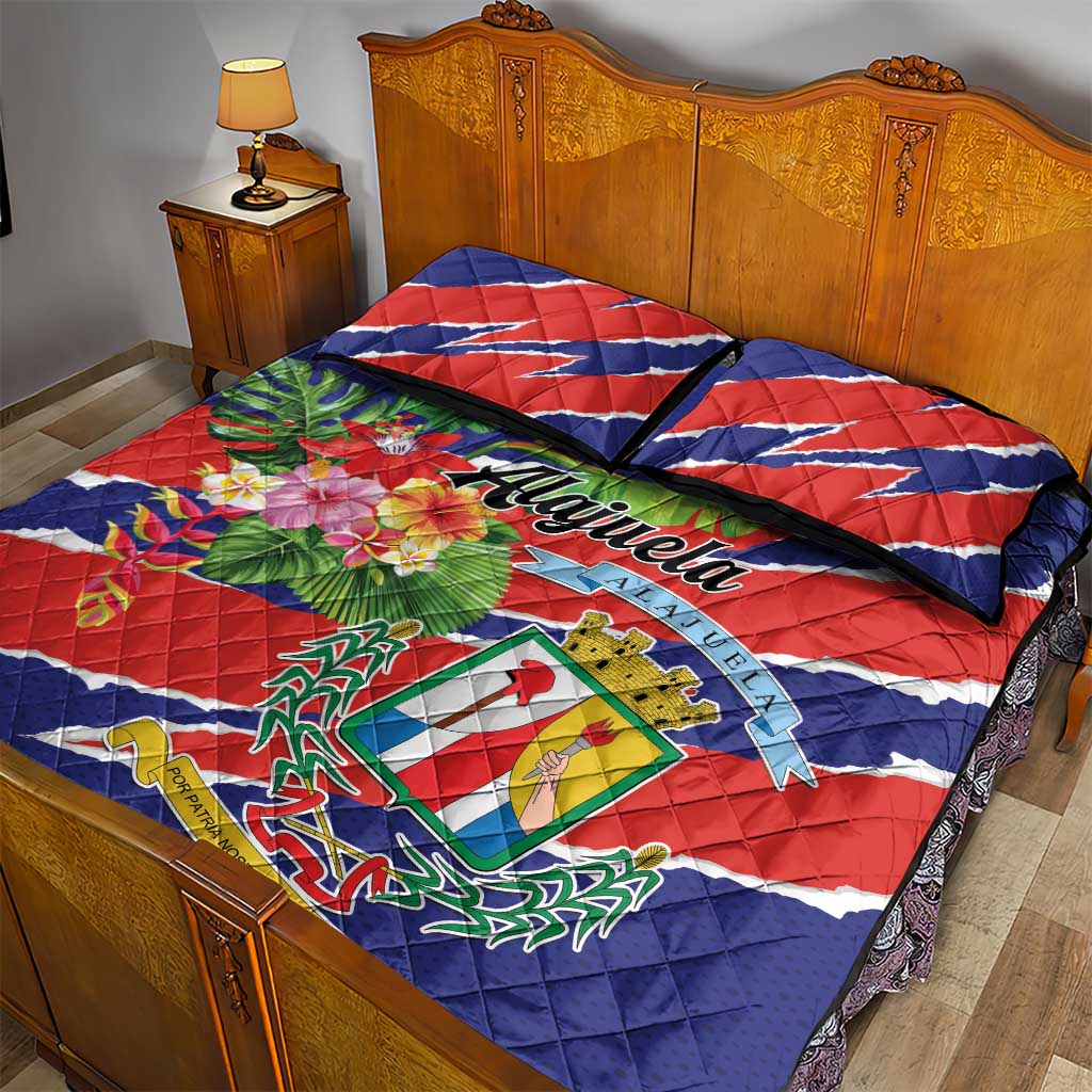 Costa Rica Alajuela Province Quilt Bed Set - Wonder Print Shop