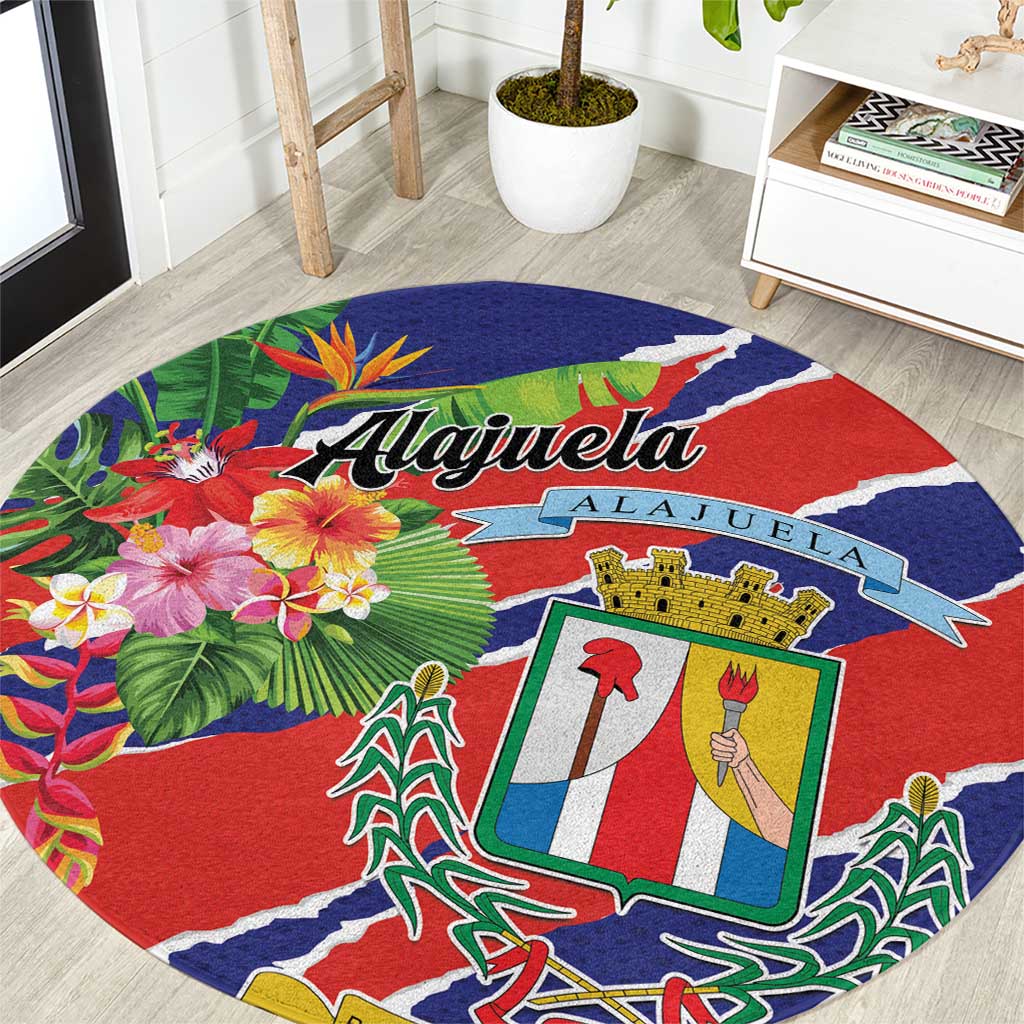 Costa Rica Alajuela Province Round Carpet - Wonder Print Shop