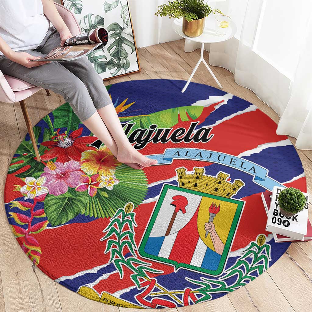 Costa Rica Alajuela Province Round Carpet - Wonder Print Shop