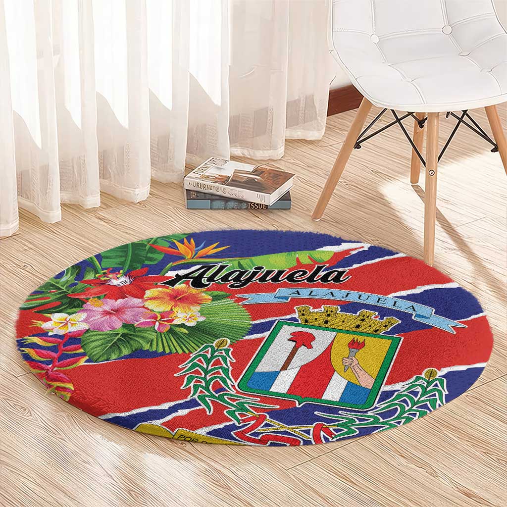 Costa Rica Alajuela Province Round Carpet - Wonder Print Shop