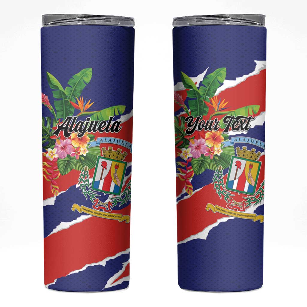Personalized Costa Rica Alajuela Province Skinny Tumbler - Wonder Print Shop