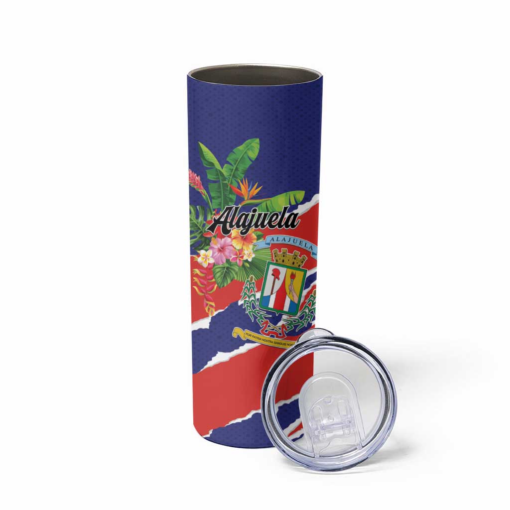 Personalized Costa Rica Alajuela Province Skinny Tumbler - Wonder Print Shop