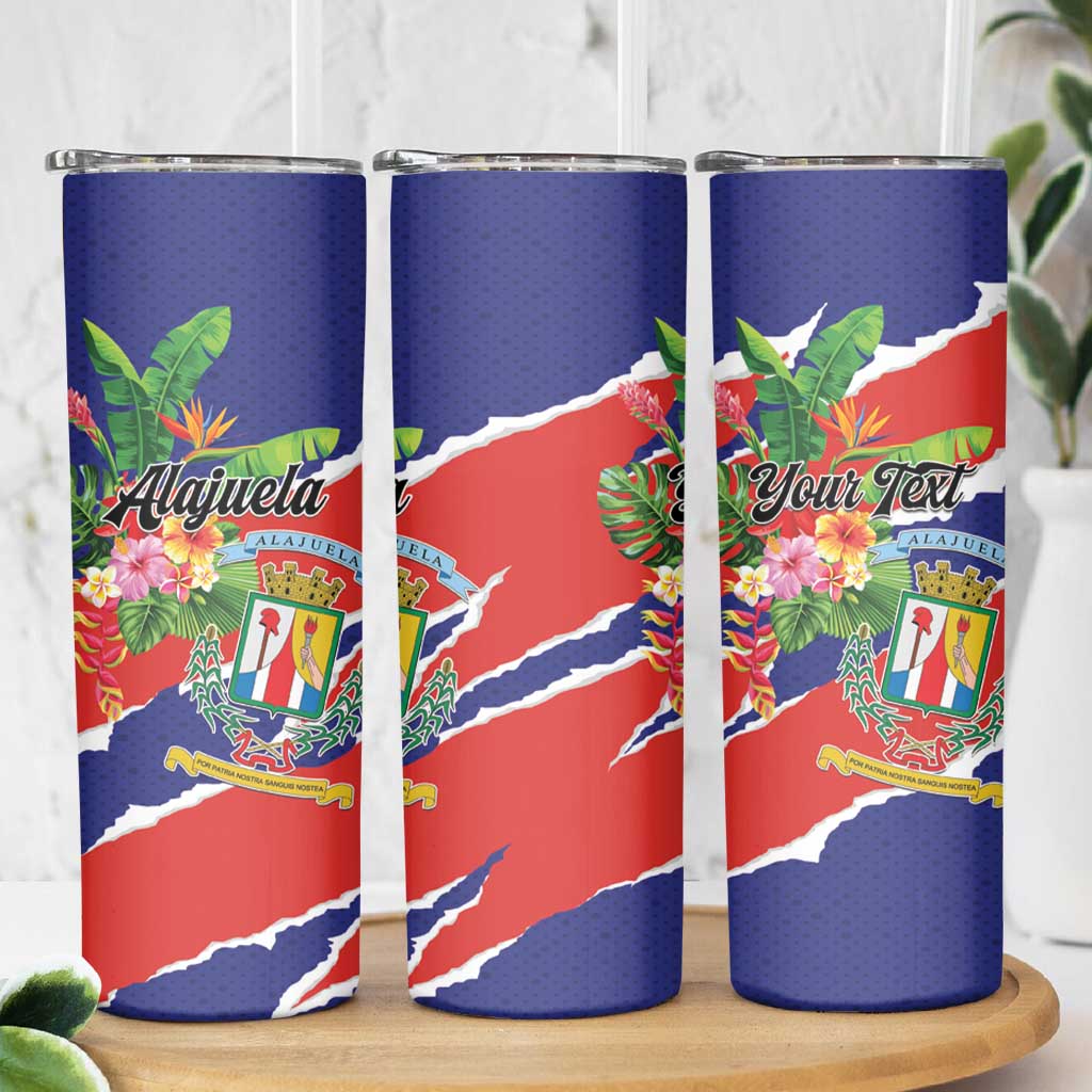 Personalized Costa Rica Alajuela Province Skinny Tumbler - Wonder Print Shop
