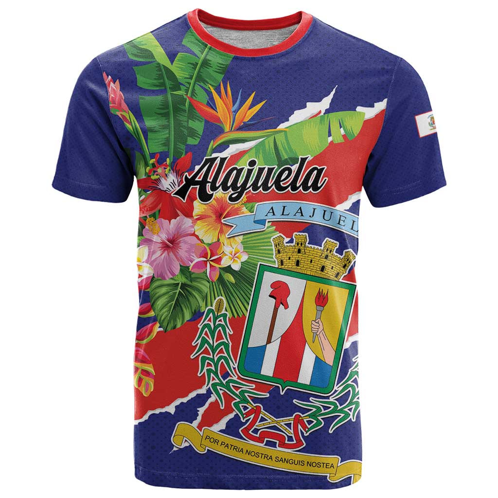 Personalized Costa Rica Alajuela Province T Shirt - Wonder Print Shop