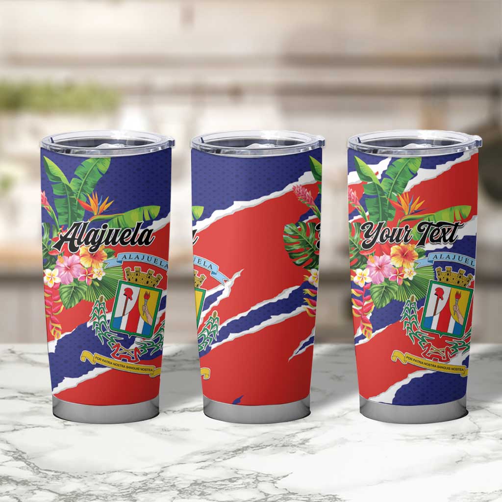Personalized Costa Rica Alajuela Province Tumbler Cup - Wonder Print Shop