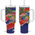 Personalized Costa Rica Alajuela Province Tumbler With Handle - Wonder Print Shop