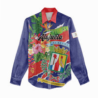 Personalized Costa Rica Alajuela Province Women Casual Shirt - Wonder Print Shop