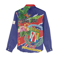 Personalized Costa Rica Alajuela Province Women Casual Shirt - Wonder Print Shop