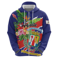 Personalized Costa Rica Alajuela Province Zip Hoodie - Wonder Print Shop