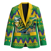Brazil Christmas Feliz Natal Blazer - Wonder Print Shop
