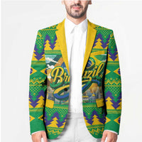 Brazil Christmas Feliz Natal Blazer - Wonder Print Shop