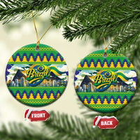 Brazil Christmas Feliz Natal Ceramic Ornament - Wonder Print Shop