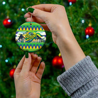 Brazil Christmas Feliz Natal Ceramic Ornament - Wonder Print Shop