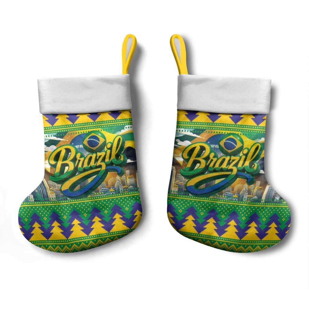 Brazil Christmas Feliz Natal Christmas Stocking - Wonder Print Shop