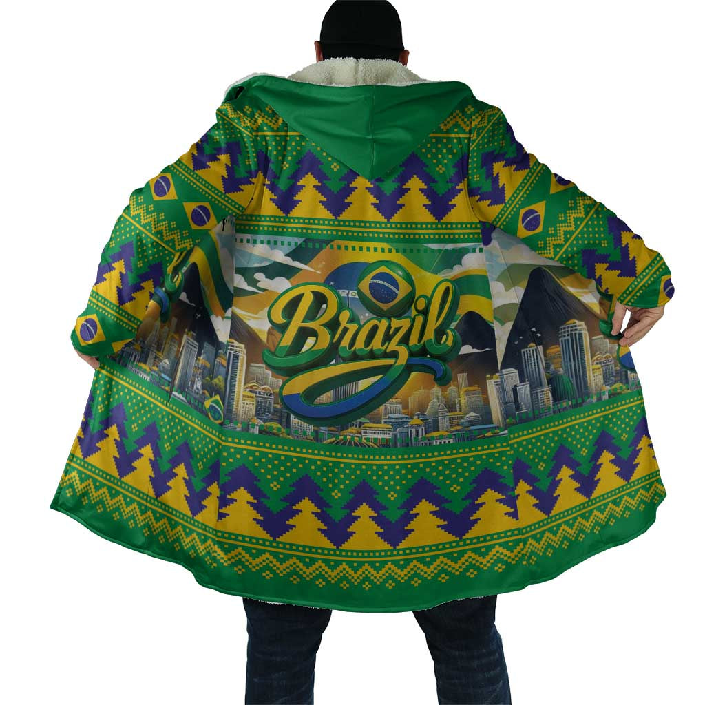 Brazil Christmas Feliz Natal Cloak - Wonder Print Shop