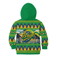Brazil Christmas Feliz Natal Kid Hoodie - Wonder Print Shop