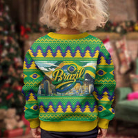 Brazil Christmas Feliz Natal Kid Ugly Christmas Sweater - Wonder Print Shop