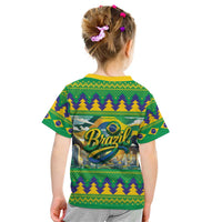 Brazil Christmas Feliz Natal Kid T Shirt - Wonder Print Shop