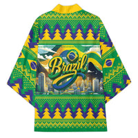 Brazil Christmas Feliz Natal Kimono - Wonder Print Shop