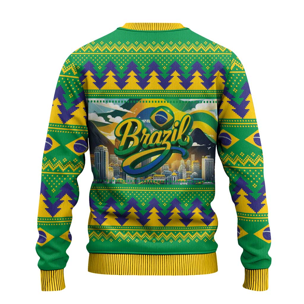 Brazil Christmas Feliz Natal Ugly Christmas Sweater - Wonder Print Shop