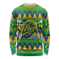 Brazil Christmas Feliz Natal Long Sleeve Shirt - Wonder Print Shop