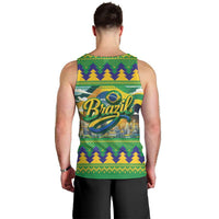 Brazil Christmas Feliz Natal Men Tank Top - Wonder Print Shop