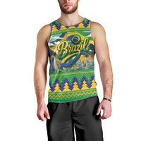 Brazil Christmas Feliz Natal Men Tank Top - Wonder Print Shop