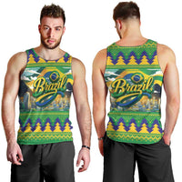 Brazil Christmas Feliz Natal Men Tank Top - Wonder Print Shop